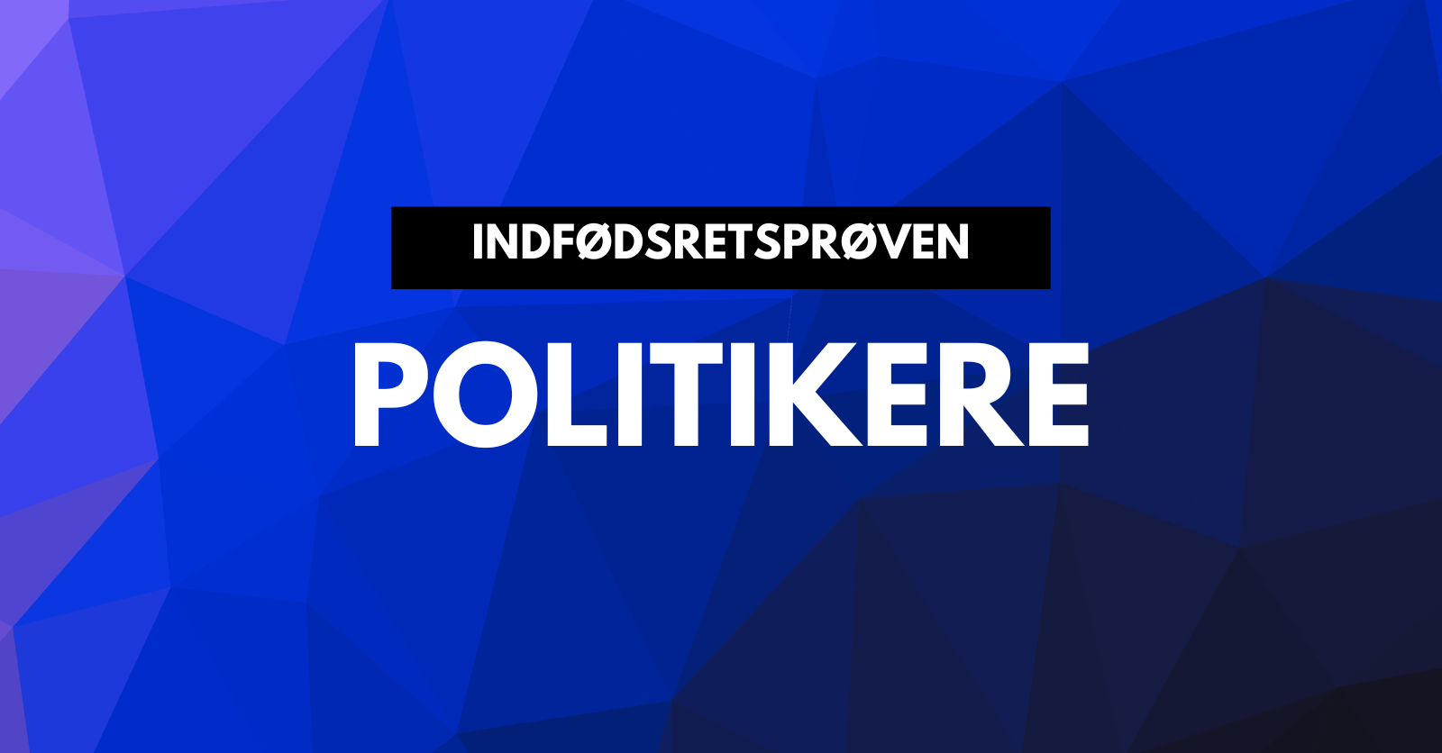 Politikere