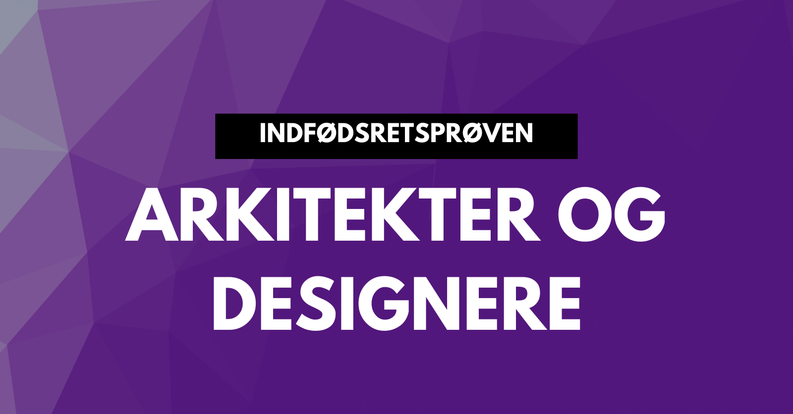 Arkitekter og designere